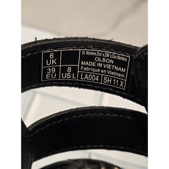 Free People Dr. Martens Olson Zipped Leather Strap Sandals Gladiator | 8 EUC - Picture 11 of 13